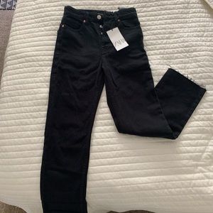Zara hi-rise straight leg Jeans